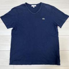 LACOSTE ネイビー スリムフィット Tシャツ US M