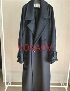 VOAAOV ブラック トレンチコート( ユニセックス) サイズ1 新品、未使用 VOAAOV ブラック トレンチコート( ユニセックス) サイズ1 新品