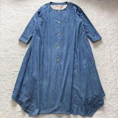 ANSEASON ANREALAGE ノーカラーコート　クリアボタン