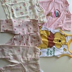 ベビーTシャツ・ズボンセット 女の子80センチ　まとめ売り