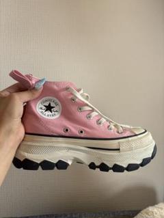 新品未使用コンバースピンクの厚底スニーカー ALL STAR コンバース CONVERSE レディース スニーカー