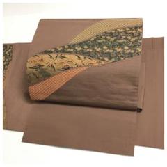 美品　正絹　袋帯　高級呉服　二部式　つづれ織　雲泥　二重太鼓　作り帯 美品 正絹 袋帯 高級呉服 二部式 つづれ織 雲泥 二重太鼓 作り帯