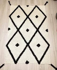 【sarasa design】洗えるラグマット 90✖️140cm