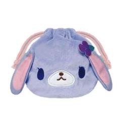 シュガーバニーズ ふわふわ巾着 ブルーベリーうさ