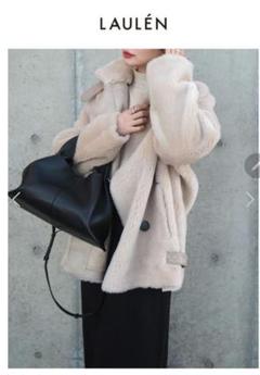 LAULEN B3 ボアジャケット ベージュ 新品 B3 boa jacket | OUTER | LAULEN