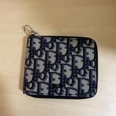 DIOR 二つ折り財布 折り財布 トロッター柄 CD オブリーク柄ジップ