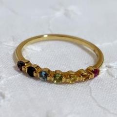 ドレスアドレス プリンセスリング エメラルド 12号 18金 プリンセス・リング［5月：エメラルド］