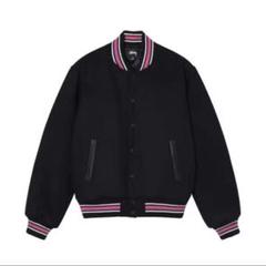 【美品】オールドステューシー スタジャン サテンブルゾン アーチロゴ SSリンク 美品】オールドステューシー スタジャン サテンブルゾン