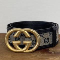 GUCCI GGスプリーム インターロッキング キャンバス ベルト ゴールド金具 楽天市場】GUCCI グッチ グッチシマ GG インターロッキング G