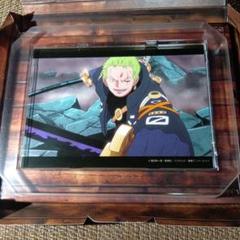 ONE PIECE ゾロ 描き下ろしイラスト メタルディスプレイ