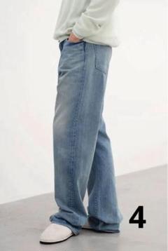パンツ 25ss 4 SELVEDGE FADED LIGHT DENIM PANTS Selvedge Faded Light Denim Pants – La Garçonne