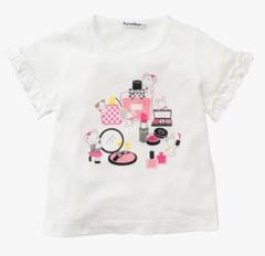 【新品未使用】familiar Tシャツ　女の子　サイズ100 新品未使用 familiar Tシャツ 90サイズ 女の子 メイク