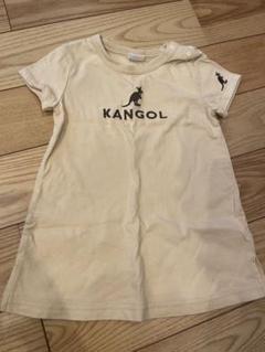 KANGOL ベージュ 半袖 ワンピース 90