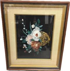 ☆【3点セット】 宝石画 額縁 石 宝石 ストーン ジュエリー 絵画 アジアン Amazon.co.jp: 富士山 貴石画 宝石画 天然石 ストーンアート