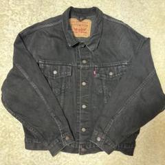 美品　サルファ染め　USA製　90's　リーバイス　デニムジャケット　70598 90年代 90s アメリカ製 リーバイス Gジャン 黒 │ヴィテージ古着