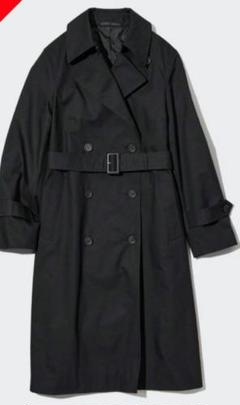 UNIQLO未使用　トレンチコート ブラック シンプルXL UNIQLO（ユニクロ）の「ナイロントレンチコート（その他アウター