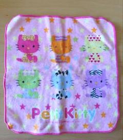 【レア】PetitKitty　キティ　ハローキティ　レトロ　平成　希少　ハンカチ