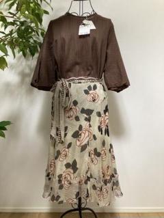 ♥️クリーニング済♥️【ANNA MOLINARI】S相当 ベージュ 七分袖 ♥️クリーニング済♥️【ANNA MOLINARI】S相当 ベージュ 七分袖