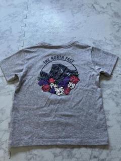 THE NORTH FACE 花柄 Tシャツ グレー