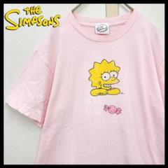 THE SIMPSONS Tシャツ シンプソンズTシャツ ピンク
