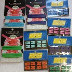 ストレッチシューレース3つシューレースストッパー6つまとめて