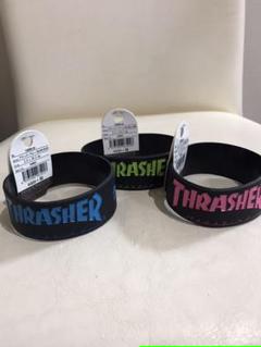 スラッシャー Thrasher ラバーバンド ラババン Thrrw1 ライブ フェス Rubber Band メンズ レディース キッズ アクセサリー ブレスレット ロゴ おしゃれの中古 未使用品を探そう メルカリ