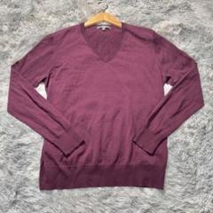 UNIQLO ユニクロ ワインレッド Vネック カーディガン XL