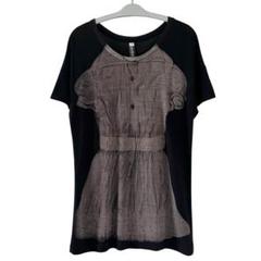 00s あちゃちゅむムチャチャ お人形 ドレス チュニック Tシャツ ダークコア