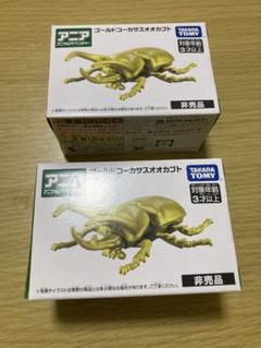 アニア ゴールドコーカサスオオカブト 2個セット 新品 未開封