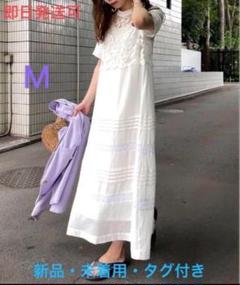 Ameri EMBROIDERY SHEER COTTON DRESSのサムネイル