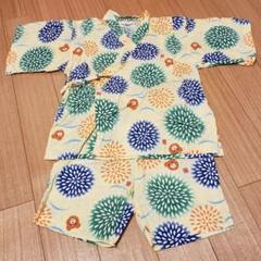 ミキハウス ホットビスケッツ 甚平 花火 110センチ