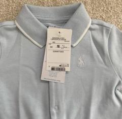 Ralph Lauren 水色 ポロシャツロンパース 3M