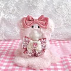 ぬい服　着ぐるみ　おすわり　10cm くま　46