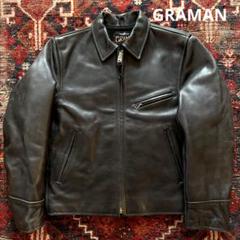 GRAMAN レザージャケット シングルライダース ステアハイド TALON GRAMAN レザージャケット シングルライダース ステアハイド
