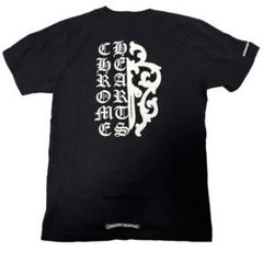 【新品タグ付き】クロムハーツ　tシャツ 黒　ハーフダガー　xs 170 ロゴ 新品タグ付き】クロムハーツ tシャツ 黒 ハーフダガー xs 170 ロゴ