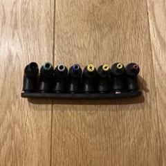 8ポート L字型 コネクタ ブラック
