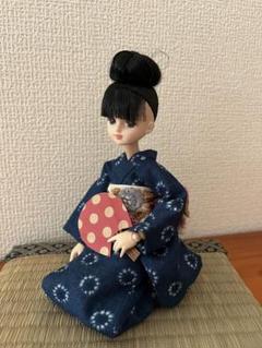 アイシードール リカちゃん 人形 ゆかた 作り帯 ドール 着物