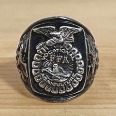 FFA カレッジリング （USA バルフォア 16号） USA製1970年代BALFOUR社ヴィンテージFFA農業大学STERLING