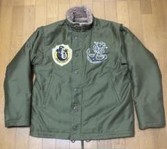 お買得！ トイズマッコイ　フィリックスN-1デッキジャケット　カーキ40 お買得！ トイズマッコイ フィリックスN-1デッキジャケット