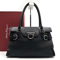 【極美品】フェラガモ 2way ハンドバッグ ロゴ シボ革 ブラック レザー 楽天市場】フェラガモ（2way・3wayバッグ｜レディースバッグ