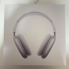 AirPodsMax シルバー 箱、カバー、付属品付き 目立った汚れなし AirPodsMax シルバー 箱、カバー、付属品付き 目立った汚れなし