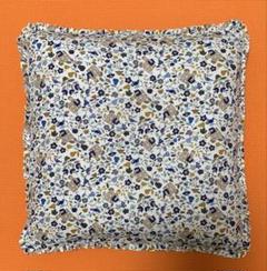 【美品】楽じ朗君　　痔疾患用　クッション(青柄)