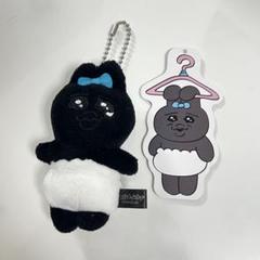 おぱんちゅうさぎ　ZOZOTOWNコラボ限定キーホルダー マスコットキーホルダー(BLACK) おぱんちゅうさぎ BLACK