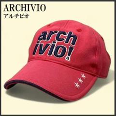 ARCHIVIO アルチビオ キャップ レッド ゴルフ ユニセックス スター