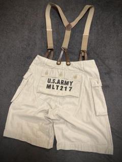 オマケ付き　80'sヴィンテージ　U.S.ARMY MLT217 ハーフパンツ
