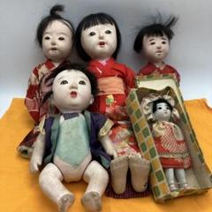 最新情報 ジャンク ビスクドール 市松人形 幼人形 5体セット まとめ売り コレクション