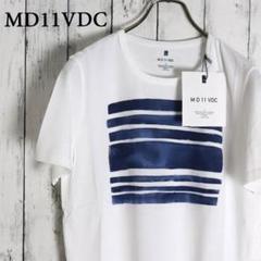 新品タグ付き イタリア製 MD11VDC ハンドペイント ブロックアートTシャツ