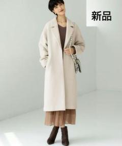 FAbRICA TESSUTI　ファブリカ　チェスターコート 34 SS FAbRICA ファブリカ チェスターコート ナチュラル