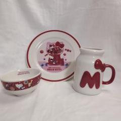 ハローキティ　ミルクマグ　お茶碗　お皿　3点セット50thAnniversary