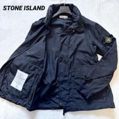 ストーンアイランド MICRO TWILL ジャケット ワッペン L ブラック